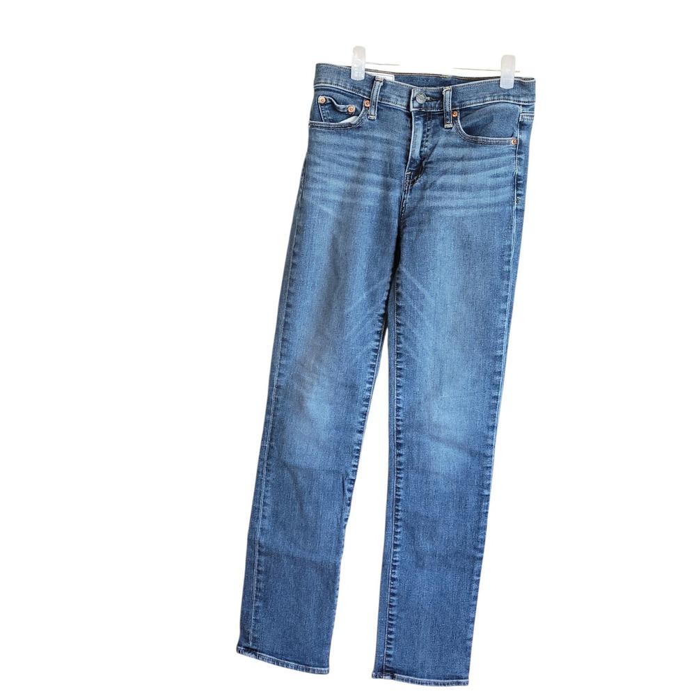 Gap Classic Straight Mid Rise Jeans Blue Denim Womens Size 4/27 Regular